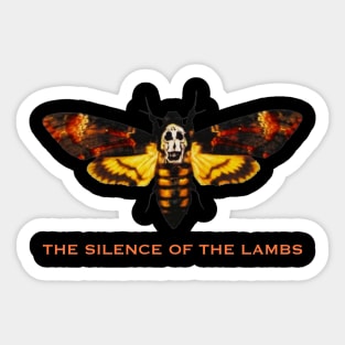 the silence of the lambs butterfly Sticker